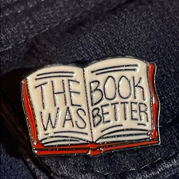 Jewelry - The Book Was Better Lapel Pin